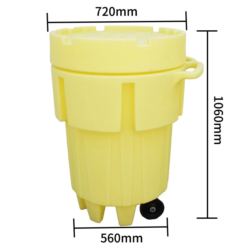 wholesale 65 gallon wheeled drum